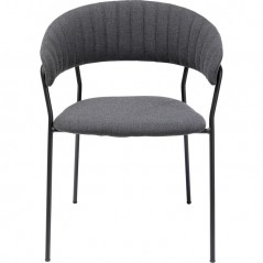 Chair with Armrest Belle Anthracite